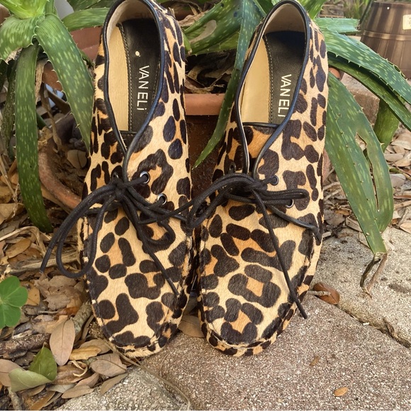 VANELI CALF HAIR ANIMAL PRINT DRIVING SHOE SUZE 9M - Picture 4 of 12